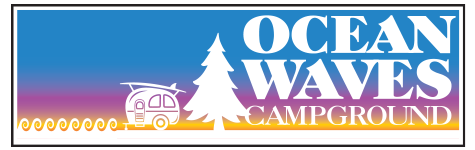 Oceans Waves Campground Logo